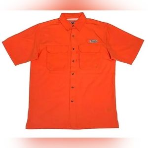 BloodGuard Bimini Bay Men's Flat IV Short Sleeve - size M, Colour: Camellia